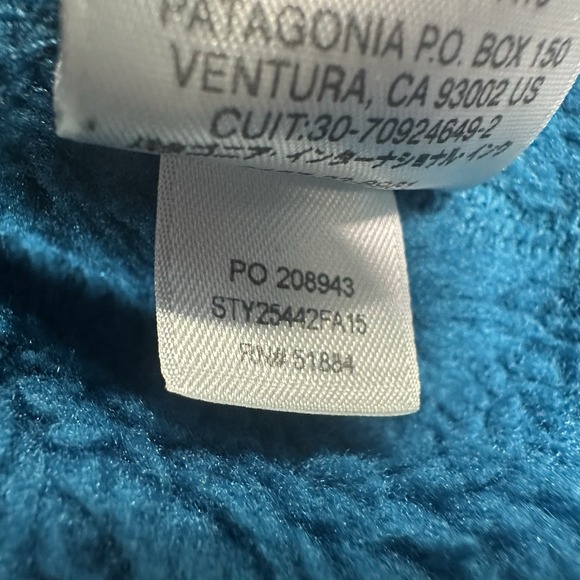 Patagonia Jacket Womens Small S Blue Green Re Tool Snap T Mock Neck Pockets Logo - Picture 6 of 8